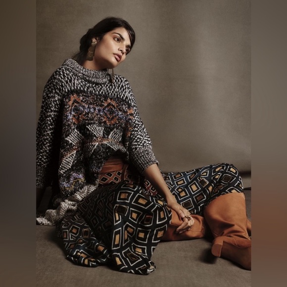 Pilcro Sweaters - Anthropologie Pilcro Magda Knit Poncho M/L